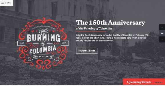 Burning of Columbia